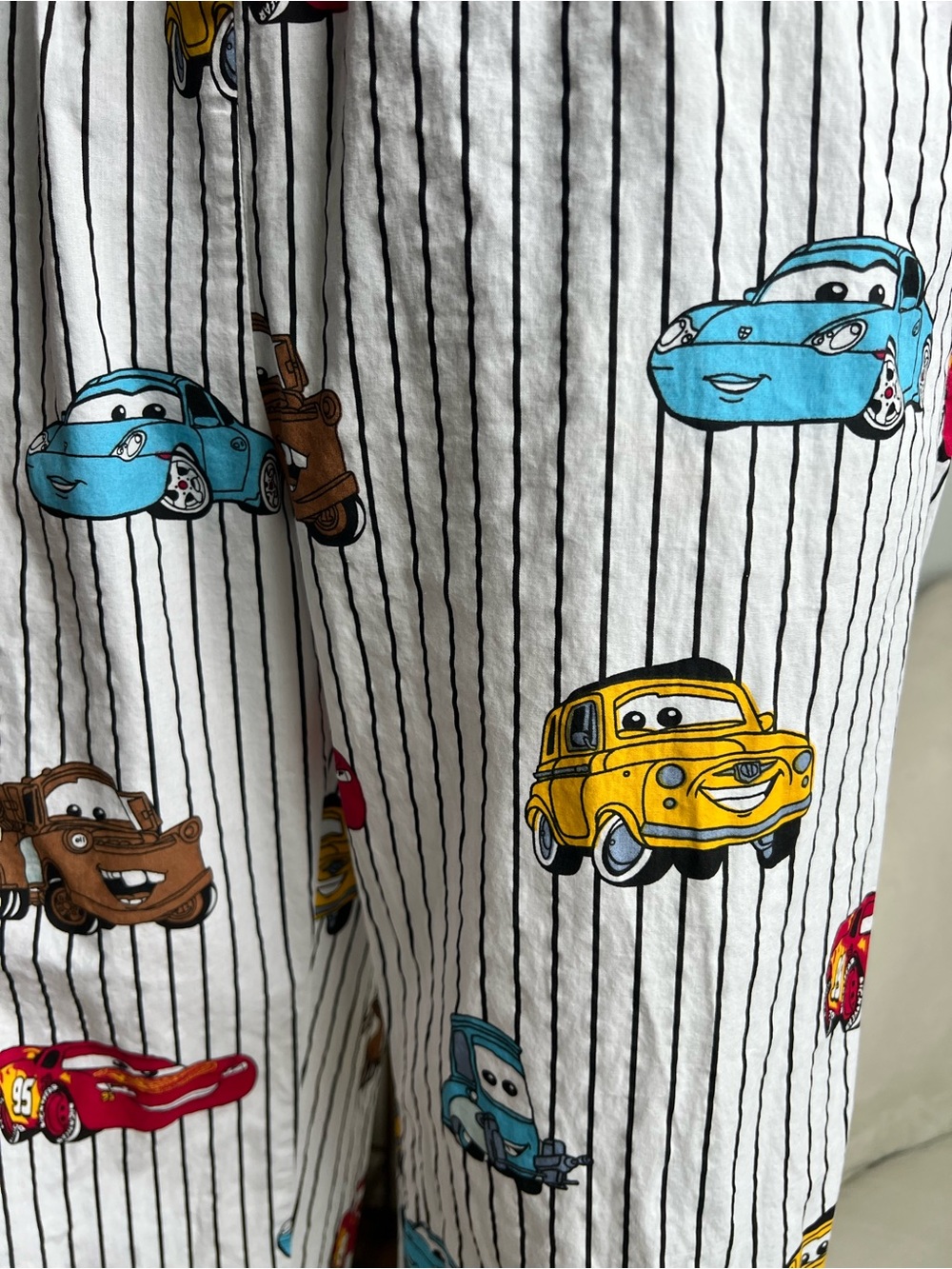 Disney Pixar Cars Printed Striped Pajama Pants EUC - Picture 3 of 7